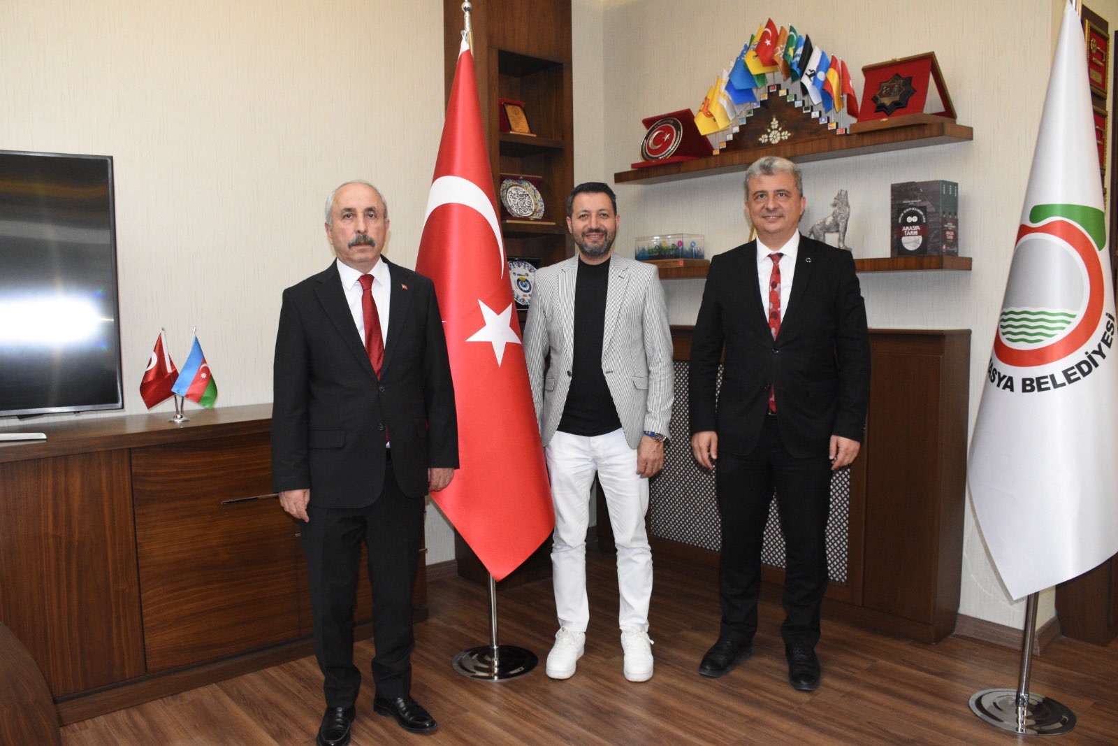 Birlik Müdürümüz Mustafa Örgüt; Amasya Belediye Başkanı Bayram Çelik 'i Ziyaret Etti